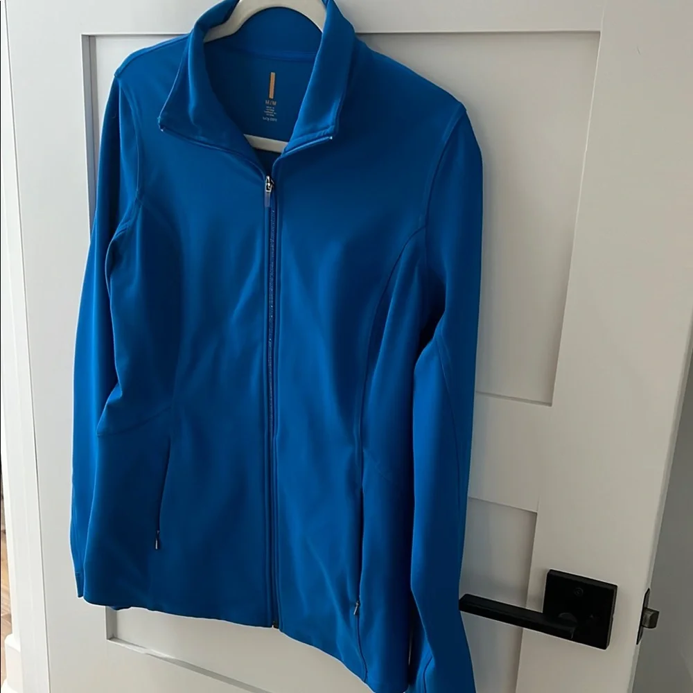 Lucy Vibrant Blue Zip-Up Jacket - Picture 7 of 7